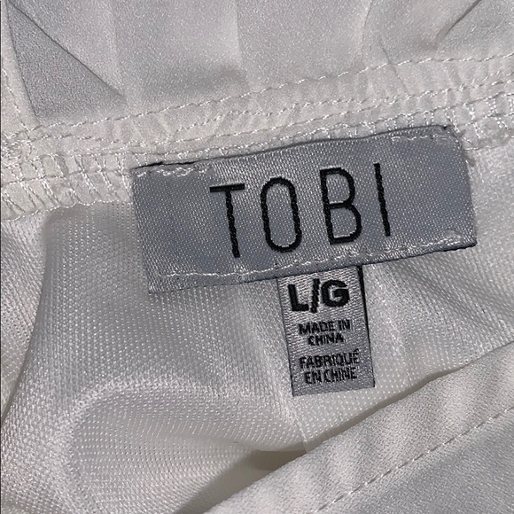 NWT Tobi White Dress size Large - Picture 4 of 5